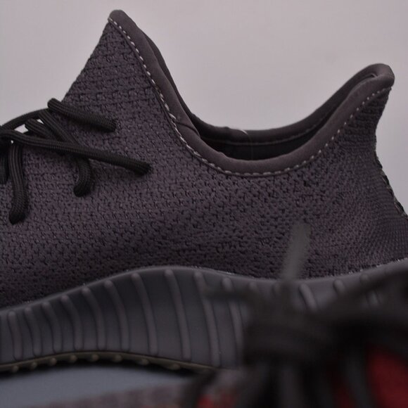 Yeezy 350 V2 Red Grey Color Block Sneakers - Picture 8 of 9